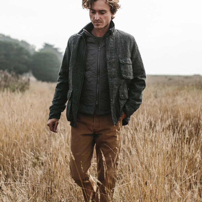 Our fit model wearing The Rover Jacket.