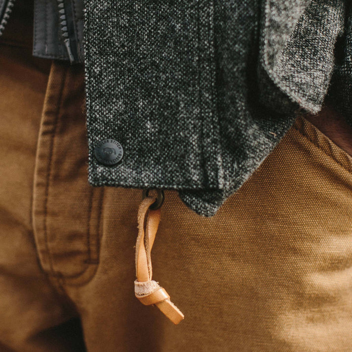 Our fit model wearing The Rover Jacket.