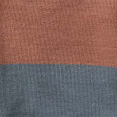 Color swatch of The Rugby Shirt in Faded Brick Stripe