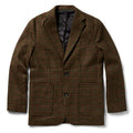 flatlay of The Sheffield Sportcoat in Tan Gun Check