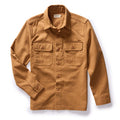 flatlay of The Shop Shirt in Cedar Boss Duck