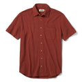 flatlay of The Short Sleeve California in Red Clay Pique