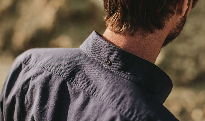 The Short Sleeve Jack in Indigo Dobby workshop header