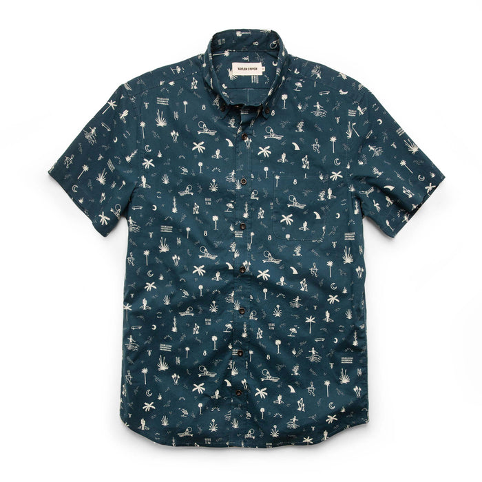 The Short Sleeve Jack in Navy Aloha
