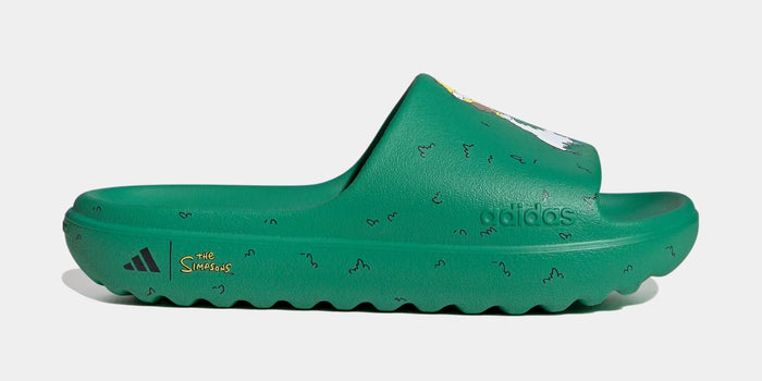 The Simpsons Adilette Lumia Slide Mens Sandals (Court Green/Core Black/Cloud White)