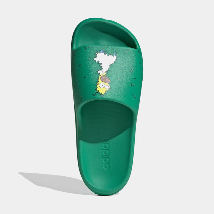 The Simpsons Adilette Lumia Slide Mens Sandals (Court Green/Core Black/Cloud White)