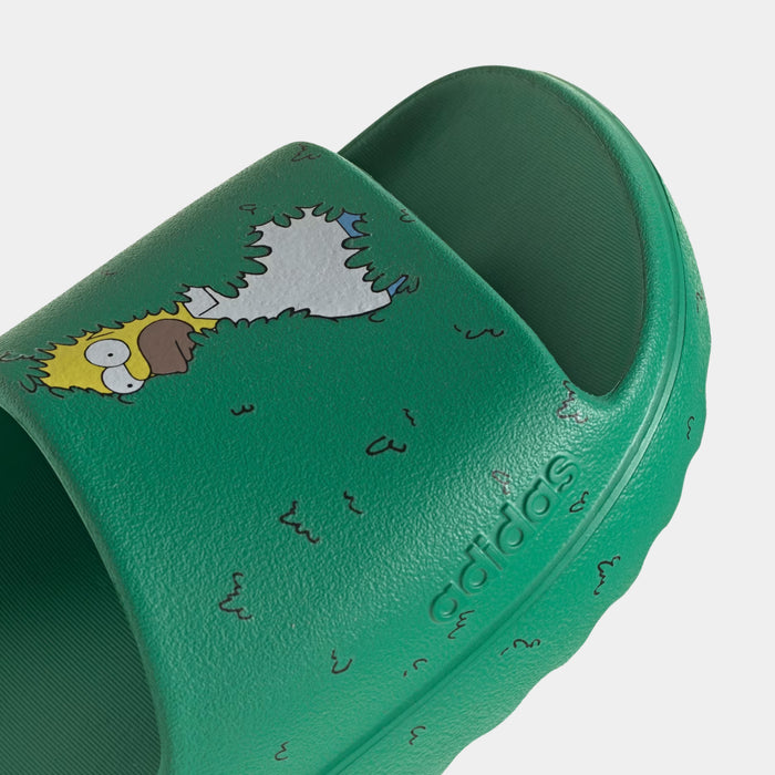The Simpsons Adilette Lumia Slide Mens Sandals (Court Green/Core Black/Cloud White)