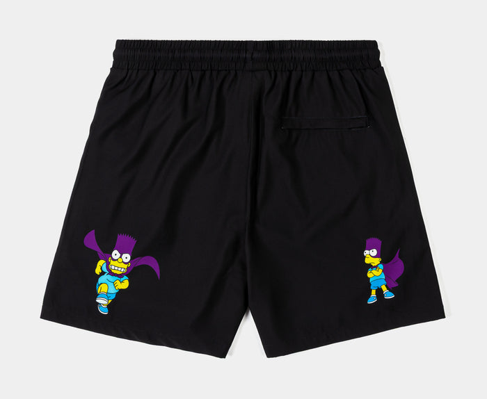 The Simpsons By Shoe Palace Bartman Hybrid Mens Shorts (Black/Purple)