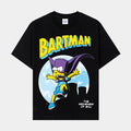 The Simpsons By Shoe Palace Bartman Mens Short Sleeve Shirt (Black/Purple)