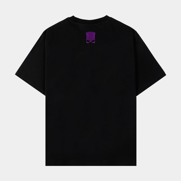 The Simpsons By Shoe Palace Bartman Mens Short Sleeve Shirt (Black/Purple)