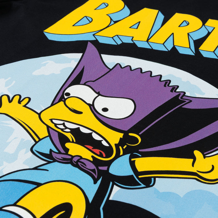 The Simpsons By Shoe Palace Bartman Mens Short Sleeve Shirt (Black/Purple)
