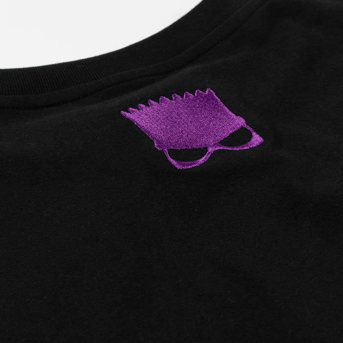 The Simpsons By Shoe Palace Bartman Mens Short Sleeve Shirt (Black/Purple)