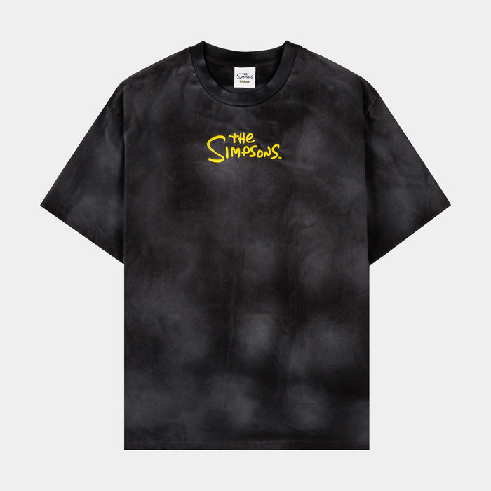 The Simpsons By Shoe Palace Chalkboard Mens Short Sleeve Shirt (Black/Yellow)