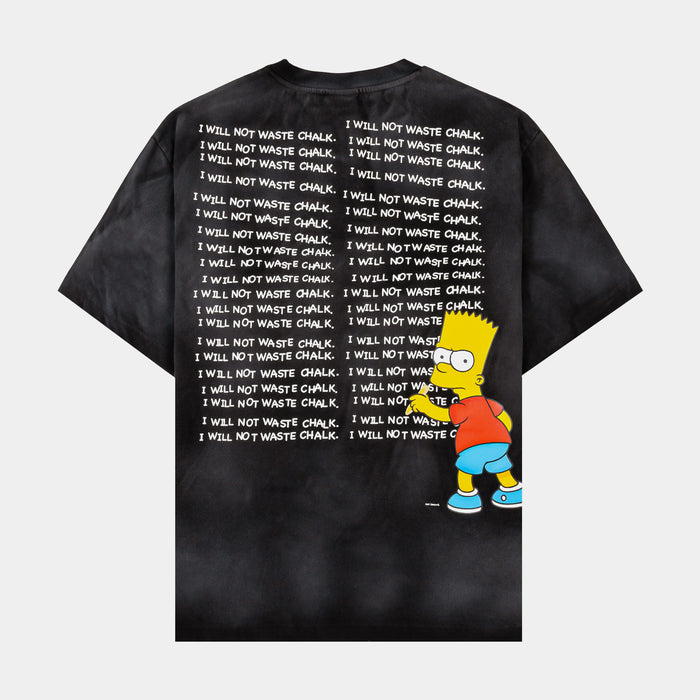 The Simpsons By Shoe Palace Chalkboard Mens Short Sleeve Shirt (Black/Yellow)