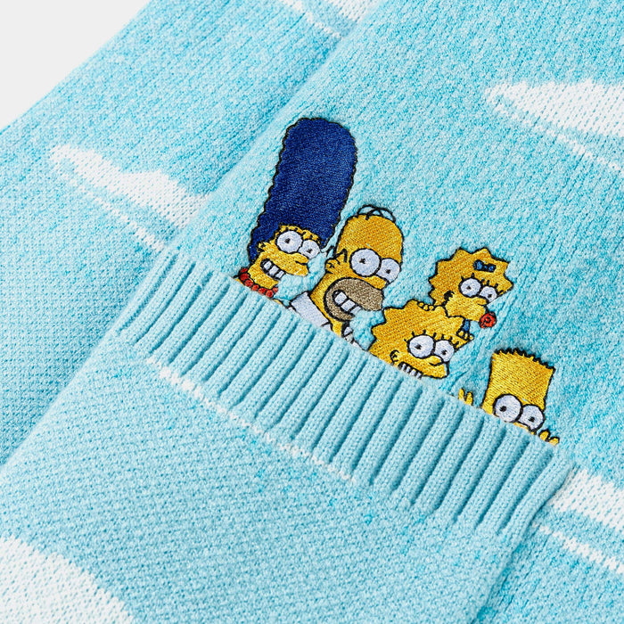 The Simpsons By Shoe Palace Clouds Mens Cardigan (Blue/White)