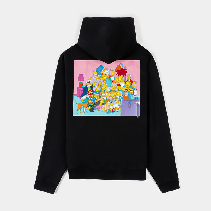 The Simpsons By Shoe Palace Clouds Pullover Mens Hoodie (Black/Yellow)