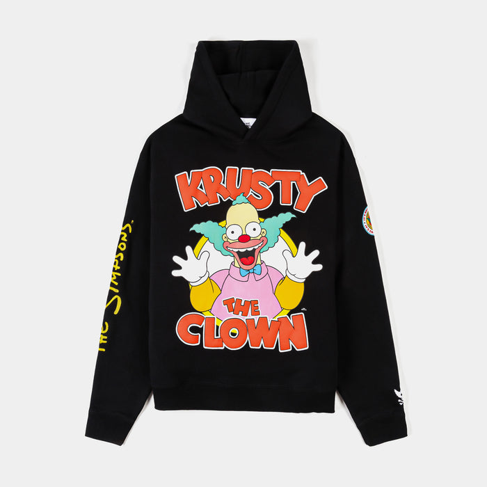 The Simpsons By Shoe Palace Krusty The Clown Pullover Mens Hoodie (Black/Red)
