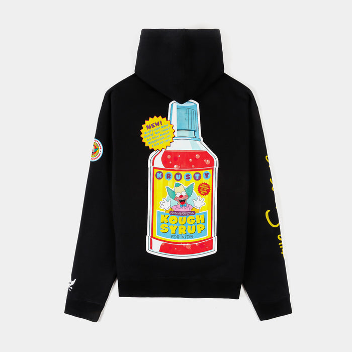The Simpsons By Shoe Palace Krusty The Clown Pullover Mens Hoodie (Black/Red)
