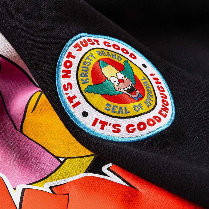 The Simpsons By Shoe Palace Krusty The Clown Pullover Mens Hoodie (Black/Red)
