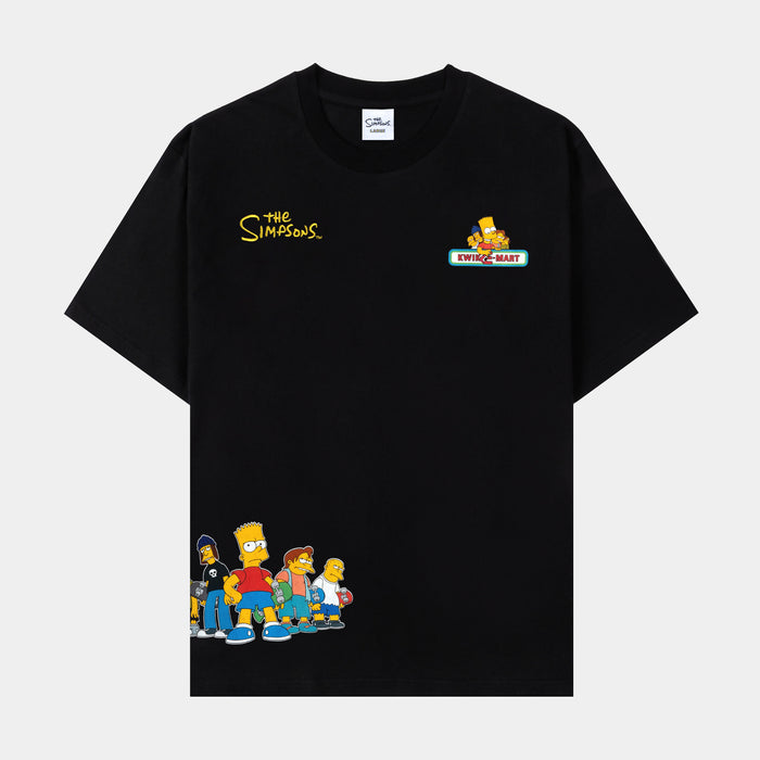 The Simpsons By Shoe Palace Kwik E Mart Mens Short Sleeve Shirt (Black/Yellow)