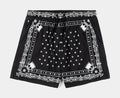 The Simpsons By Shoe Palace Paisley Hybrid Mens Shorts (Black/White)