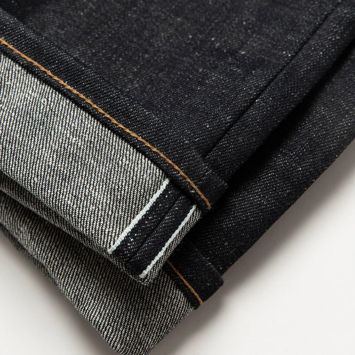 material shot of selvage cuff detail