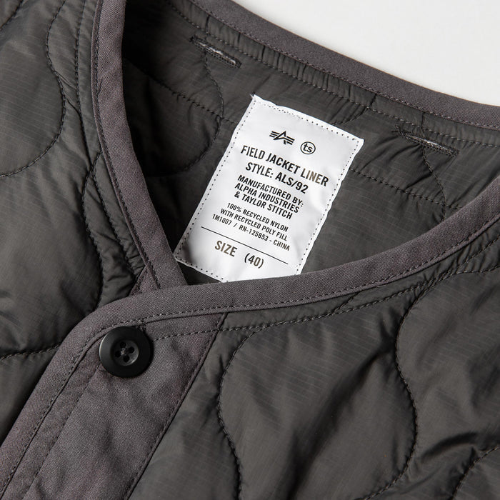 material shot of interior tag