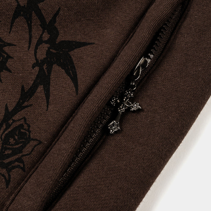 The Ultimate Sacrifice Fleece Mens Sweatpants (Brown/Black)