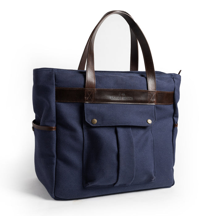 flatlay of The Utility Bag in Navy