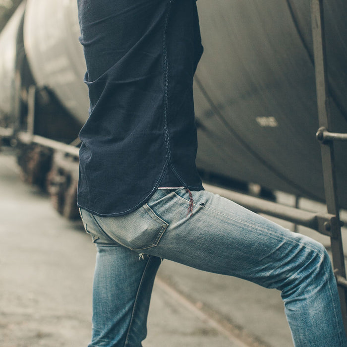 The Utility Shirt in Cone Mills Indigo Selvage Canvas