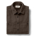 flatlay of The Utility Shirt in Walnut Double Cloth