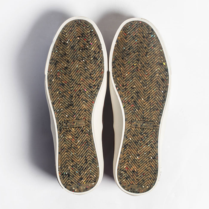 overhead shot of soles