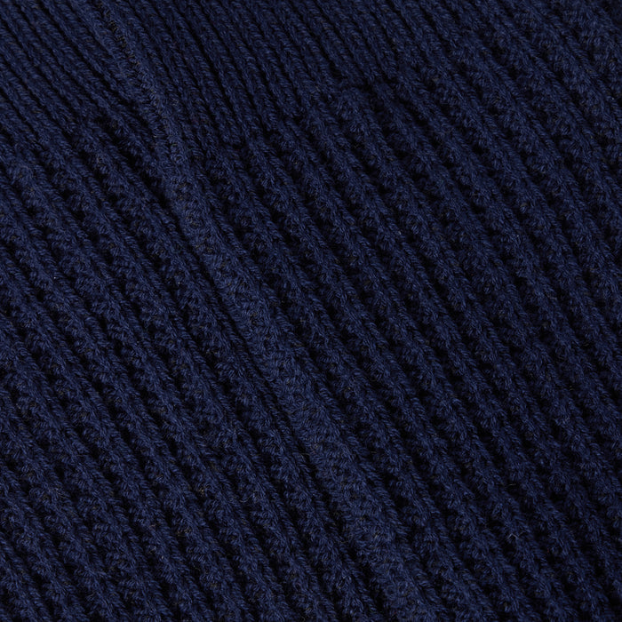 material shot of waffle on The Waffle Sock in Navy