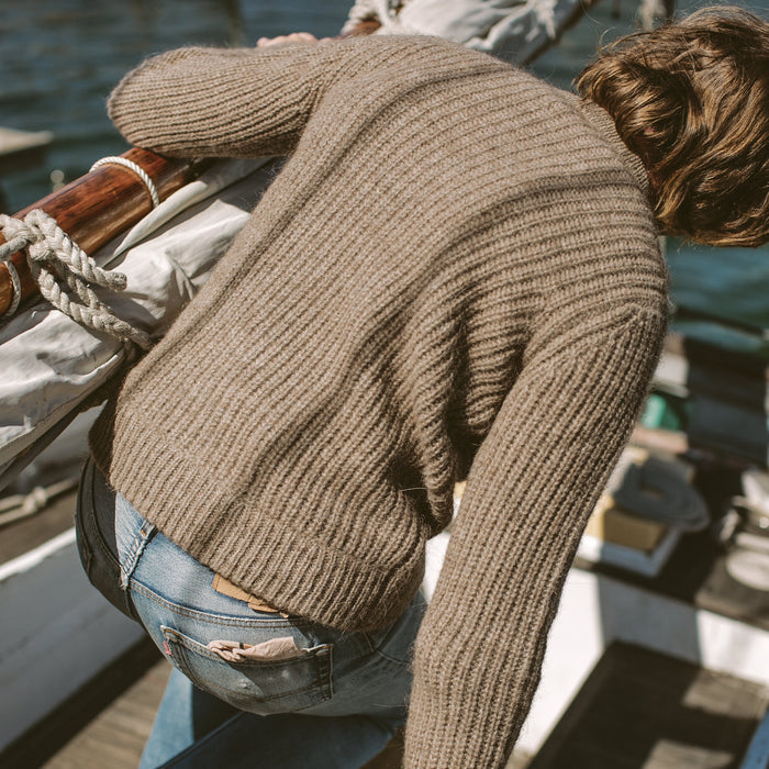 The Whaler Sweater in Alpaca Wool