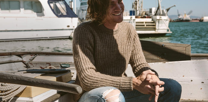The Whaler Sweater in Alpaca Wool workshop header [tl]