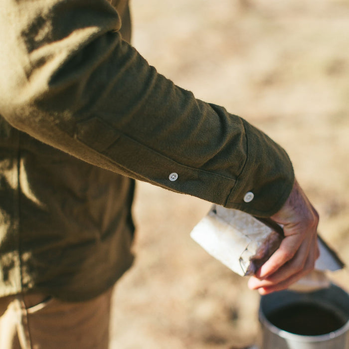The Yosemite Shirt in Olive Drab
