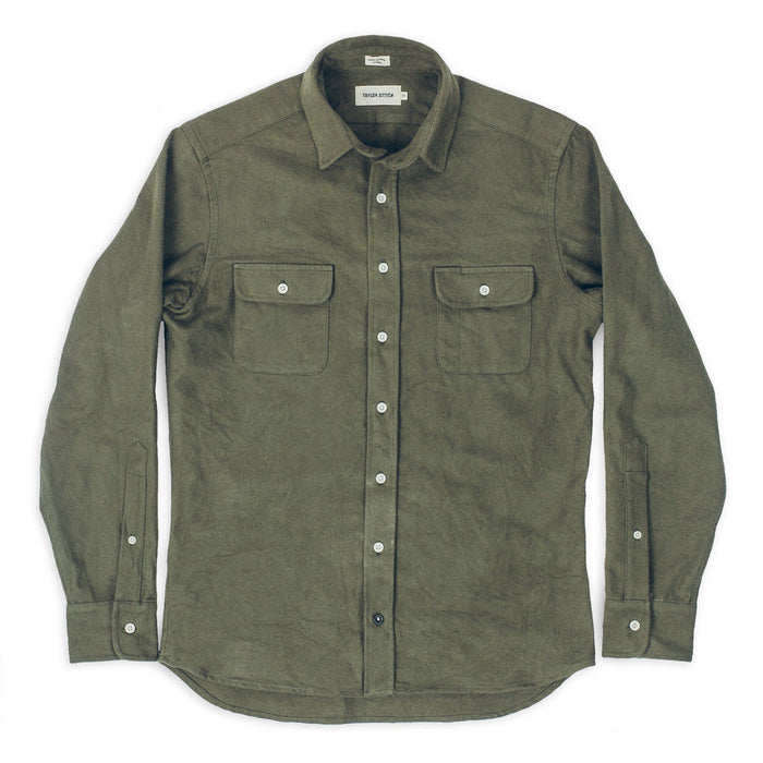 The Yosemite Shirt in Olive Drab