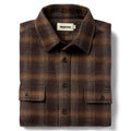 Folded flatlay of The Yosemite Shirt in Timber Shadow Plaid