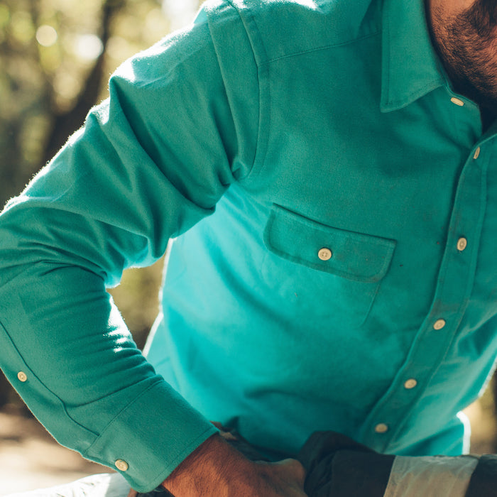 The Yosemite Shirt in Turquoise