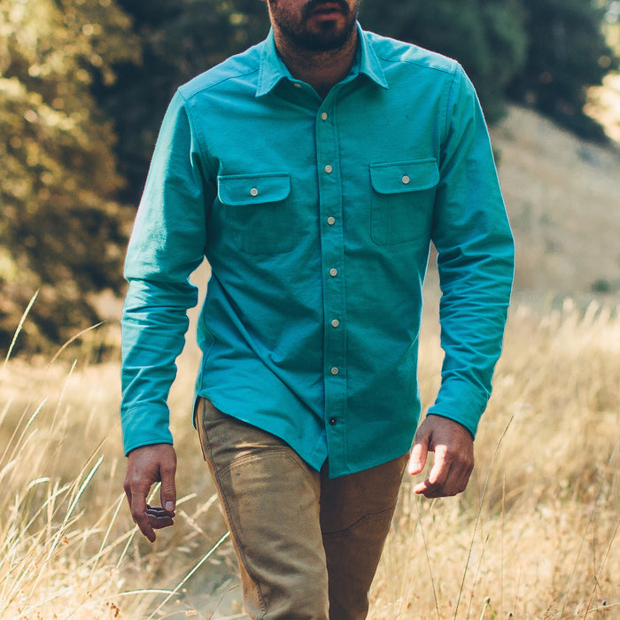 The Yosemite Shirt in Turquoise