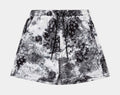 Tie Dye Paisley Hybrid Mens Shorts (Black/White)