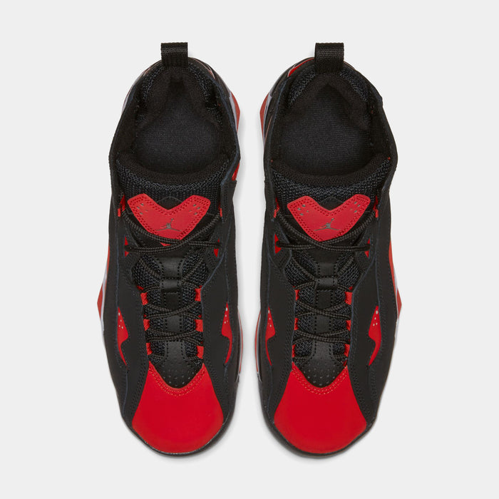 True Flight Grade School Lifestyle Shoes (Black/Red)
