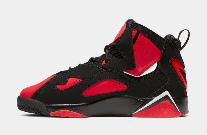 True Flight Grade School Lifestyle Shoes (Black/Red)