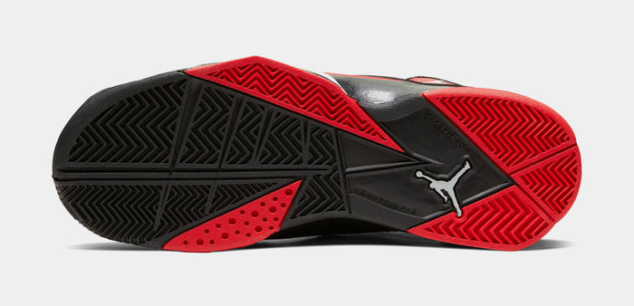 True Flight Grade School Lifestyle Shoes (Black/Red)