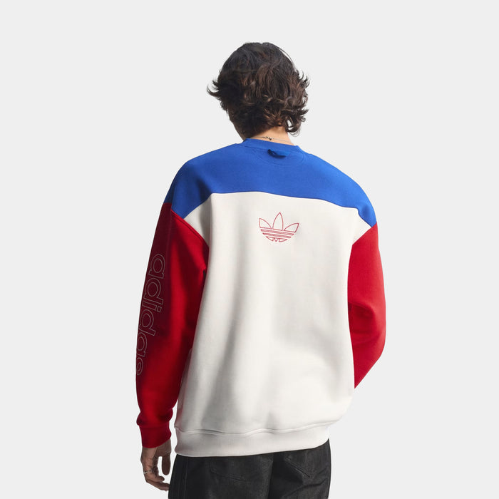 USA 94 Graphic Crew Mens Sweatshirt (Royal Blue/Cloud White)