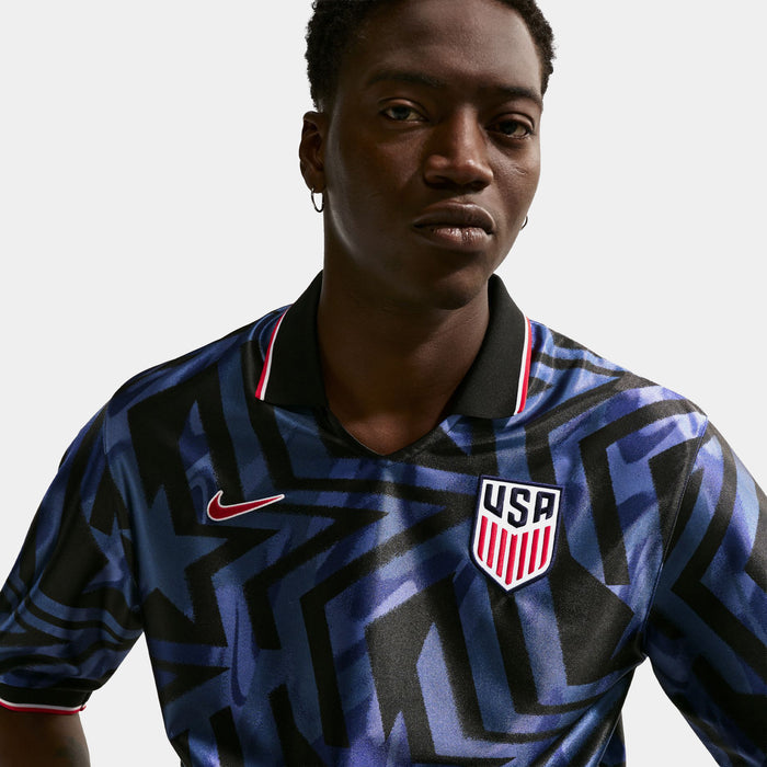 USMNT Energy Dri Fit Soccer Mens Jersey (Midnight Navy/University Red)