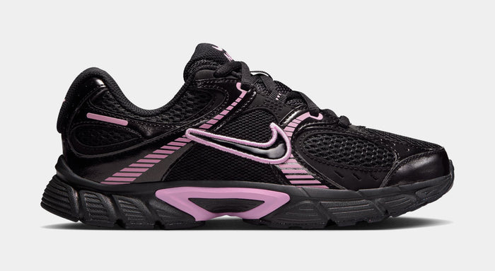 V5 RNR Grade School Running Shoes (Black/Black/Pink Rise)