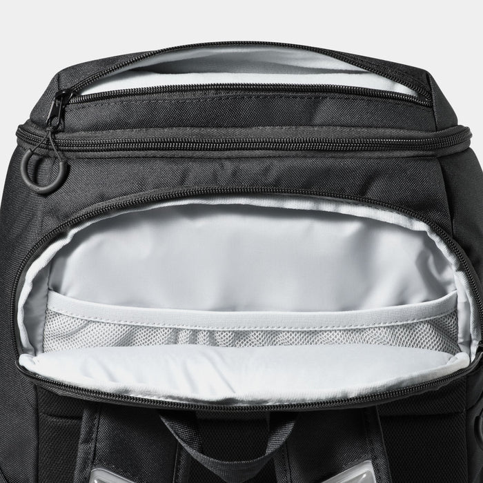 Varsity Elite Mens Baclpack (Black/Black/Metallic Silver)