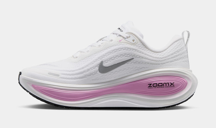 Vomero 18 Womens Running Shoes (White/Bleached Lilac/Summit White/Metallic Silver)