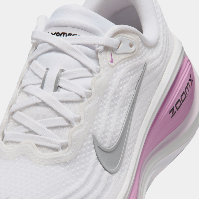 Vomero 18 Womens Running Shoes (White/Bleached Lilac/Summit White/Metallic Silver)